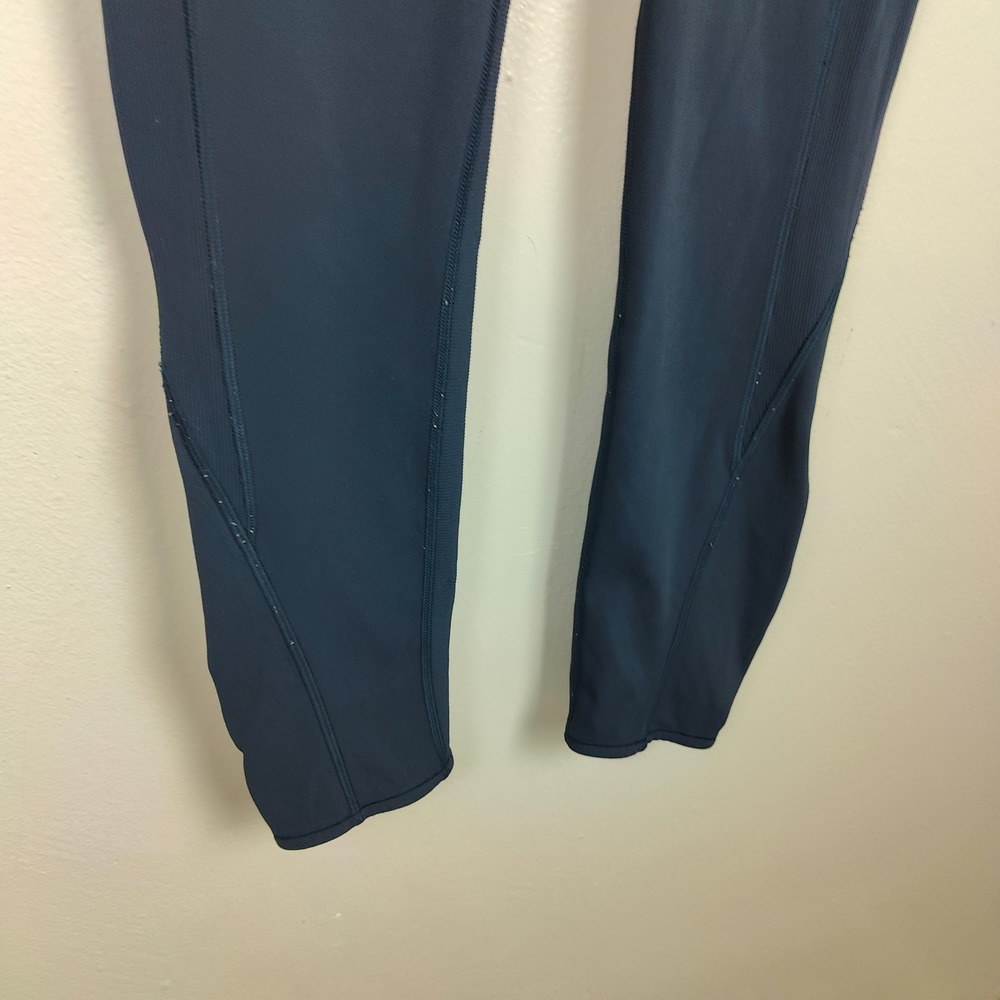 Lululemon On Your Mark Crop Leggings Womens 6 23" Nocturnal Teal Luxtreme Yoga - Picture 4 of 10